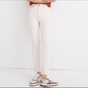 Madewell Off-White Slim Demi-Boot Jeans (NWT) 🤍
